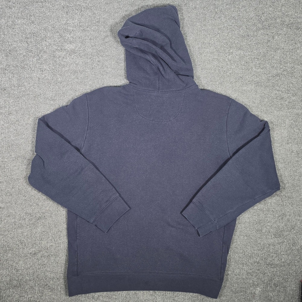 Patagonia Mens L Uprisal Hoodie Navy Blue Fitz Roy Logo Pullover Sweatshirt - Picture 4 of 6